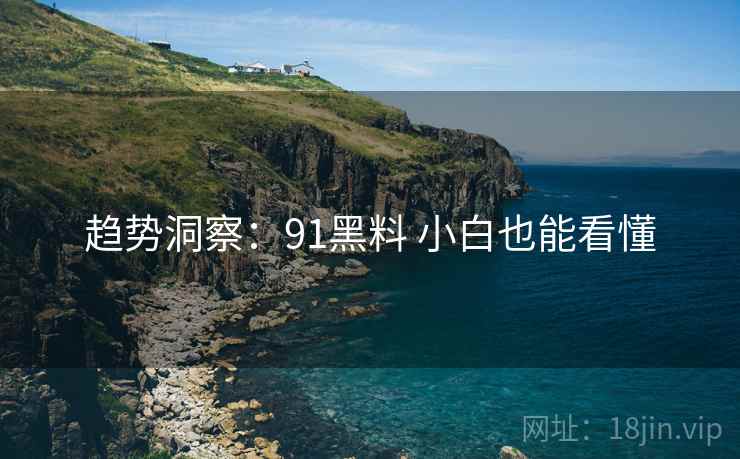 趋势洞察：91黑料 小白也能看懂