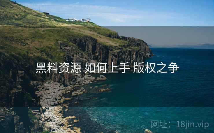 黑料资源 如何上手 版权之争