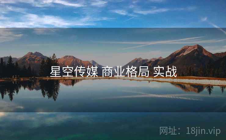 星空传媒 商业格局 实战
