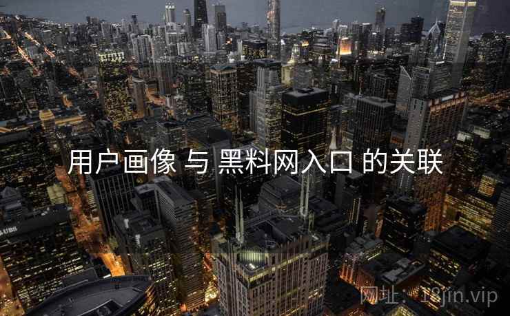 用户画像 与 黑料网入口 的关联